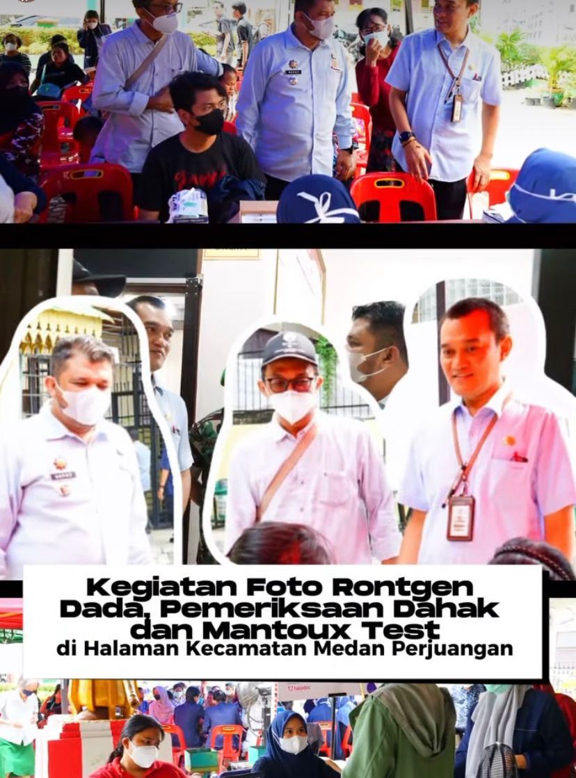 Kegiatan Foto Rontgen Dada Pemeriksaan Dahak dan Mantoux Test